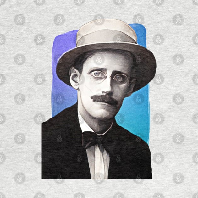 Irish Writer James Joyce illustration by Litstoy 